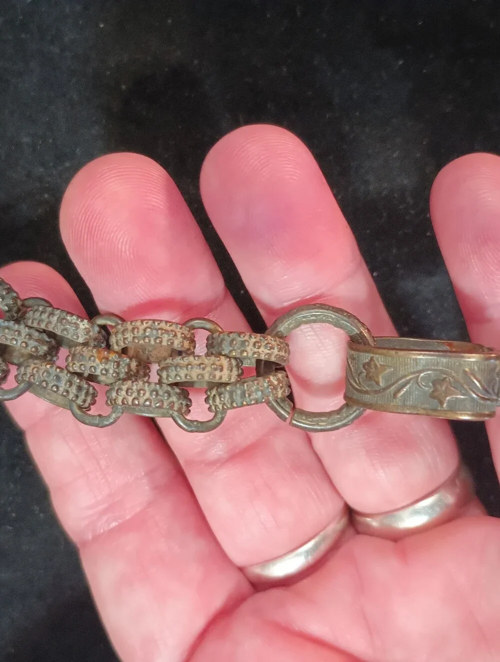 Antique Knights Templar Belt Loop Sword Fob